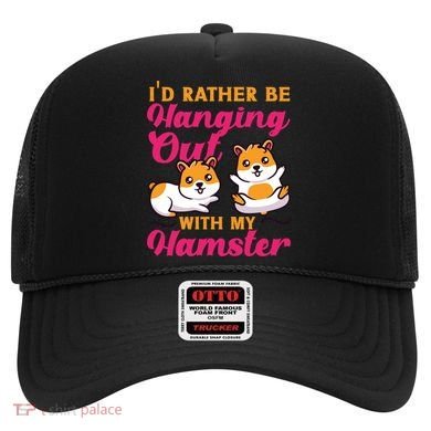 Cute Hamster I'd Rather Be Hanging Out With My Hamster Gift Hat