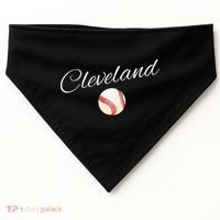 Cleveland Hometown Indian Tribe USA-Made Doggie Bandana thumb 0