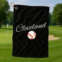 Cleveland Hometown Indian Tribe Golf Towel thumb 1