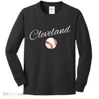 Cleveland Hometown Indian Tribe Kids Long Sleeve Shirt thumb 0