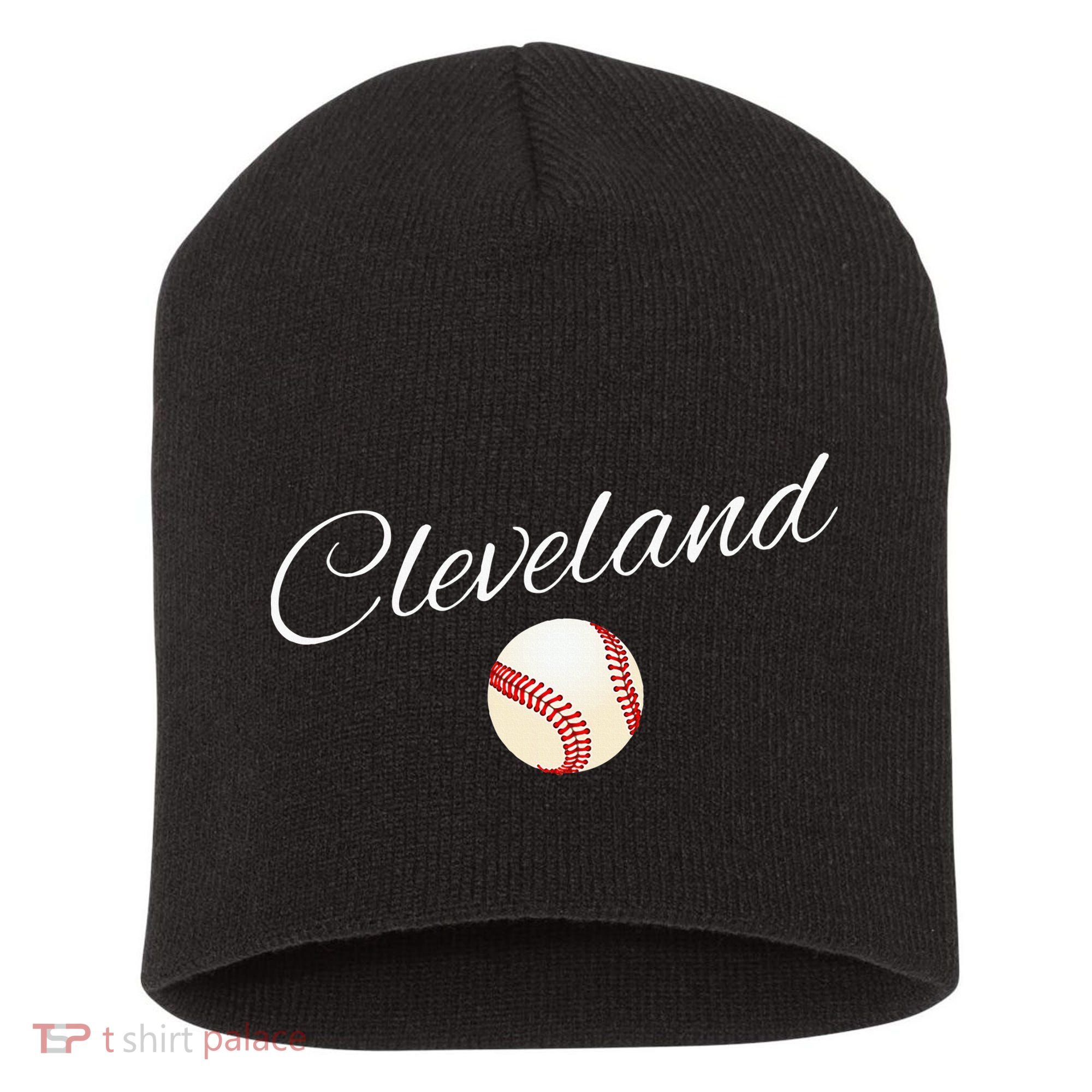Cleveland Hometown Indian Tribe Short Acrylic Beanie