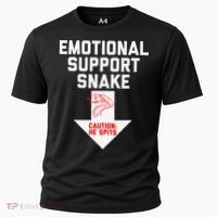 Crude Humor Inappropriate Emotional Support Snake Halloween Cooling Performance Crew T-Shirt thumb 0