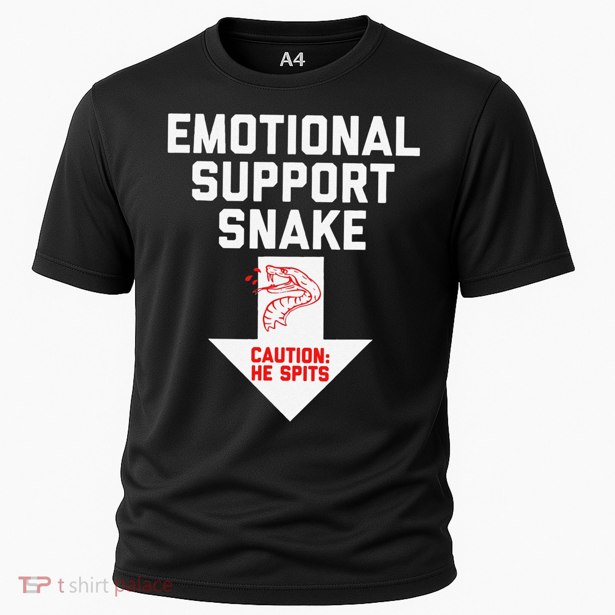 Crude Humor Inappropriate Emotional Support Snake Halloween Cooling Performance Crew T-Shirt