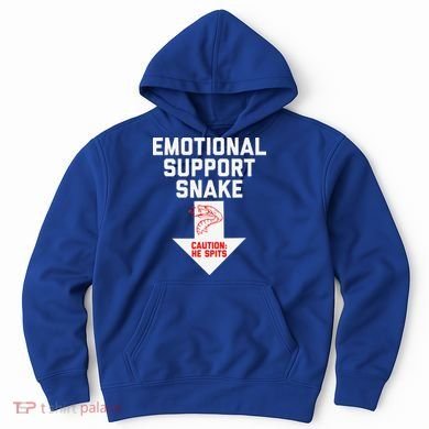 Crude Humor Inappropriate Emotional Support Snake Halloween Hoodie