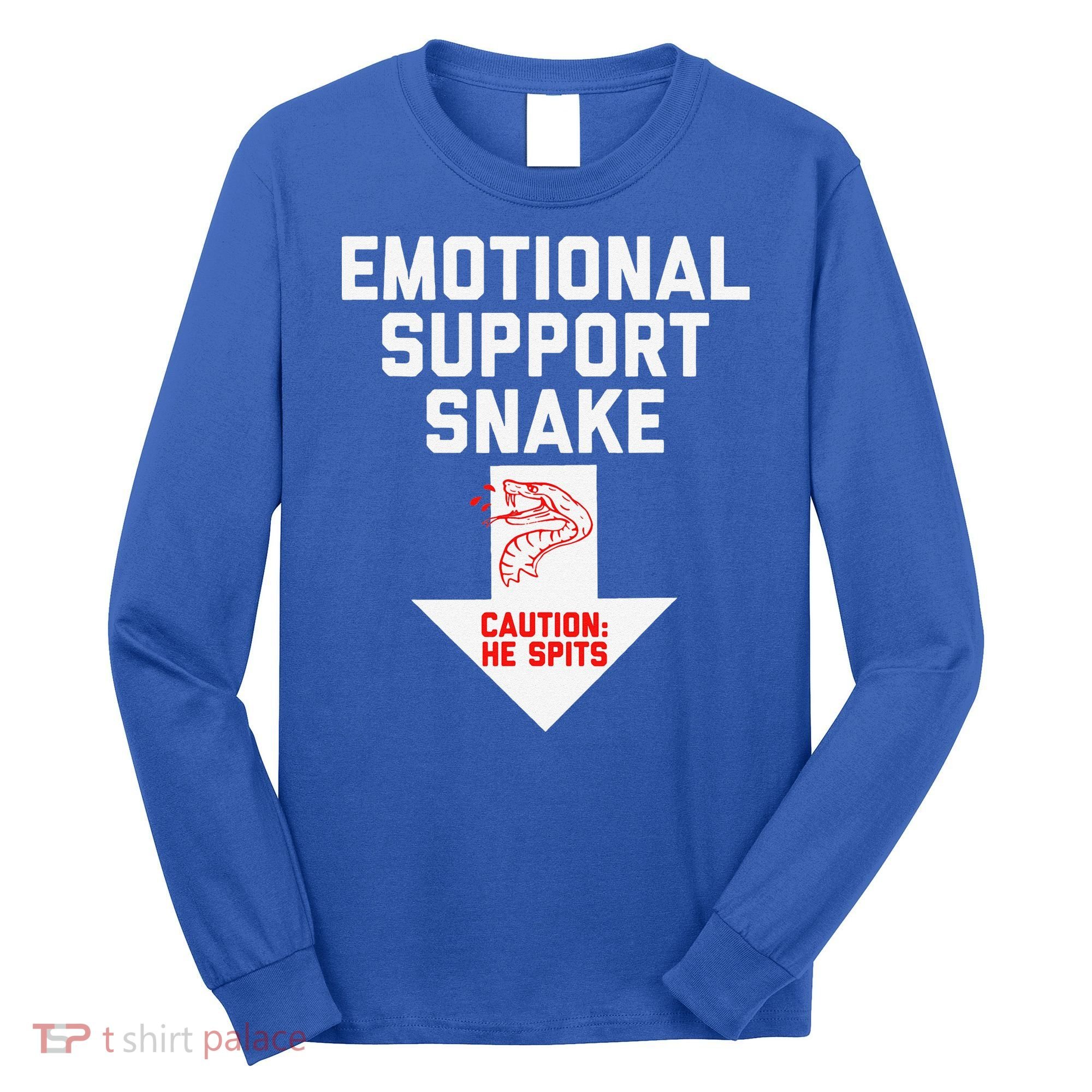 Crude Humor Inappropriate Emotional Support Snake Halloween Long Sleeve Shirt