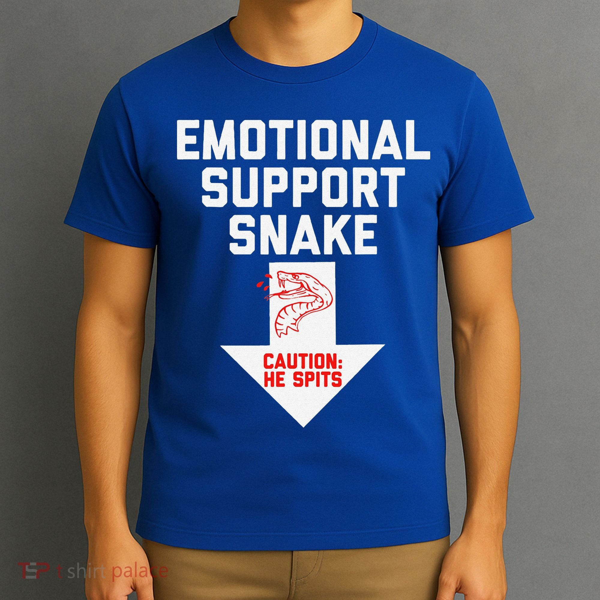 Crude Humor Inappropriate Emotional Support Snake Halloween T-Shirt