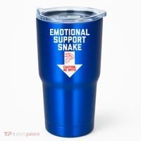 Crude Humor Inappropriate Emotional Support Snake Halloween Tumbler thumb 0