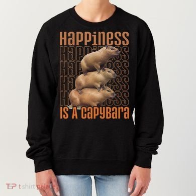 Capybara Happiness Is A Capybara Women's Sweatshirt