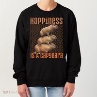 Capybara Happiness Is A Capybara Women's Sweatshirt thumb 0