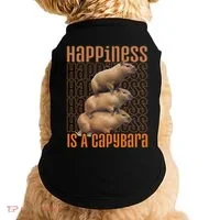 Capybara Happiness Is A Capybara Doggie Tank thumb 0