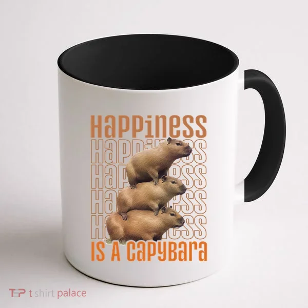 Capybara Happiness Is A Capybara Coffee Mug