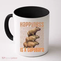 Capybara Happiness Is A Capybara Coffee Mug thumb 0