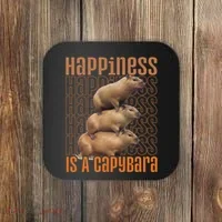 Capybara Happiness Is A Capybara Coaster thumb 0