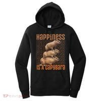 Capybara Happiness Is A Capybara Women's Hoodie thumb 0