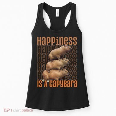 Capybara Happiness Is A Capybara Women's Tank Top