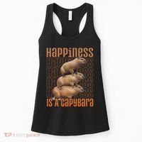 Capybara Happiness Is A Capybara Women's Tank Top thumb 0