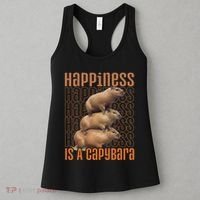 Capybara Happiness Is A Capybara Women's Tank Top thumb 3