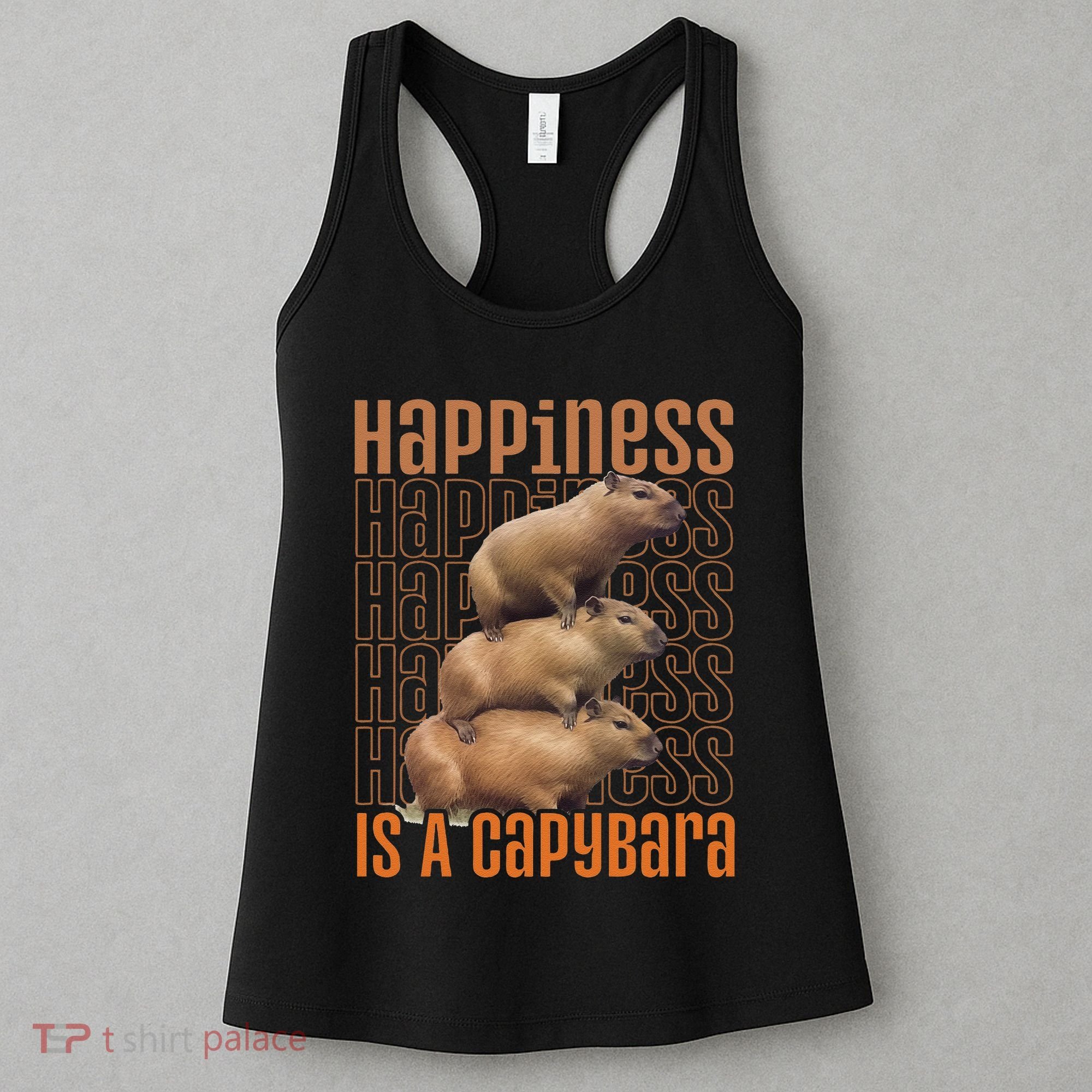Capybara Happiness Is A Capybara Women's Tank Top