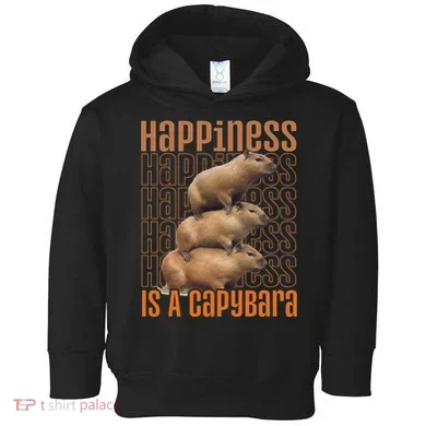 Capybara Happiness Is A Capybara Toddler Hoodie