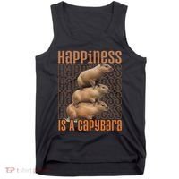 Capybara Happiness Is A Capybara Tank Top thumb 0