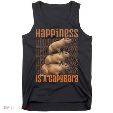 Capybara Happiness Is A Capybara Tank Top