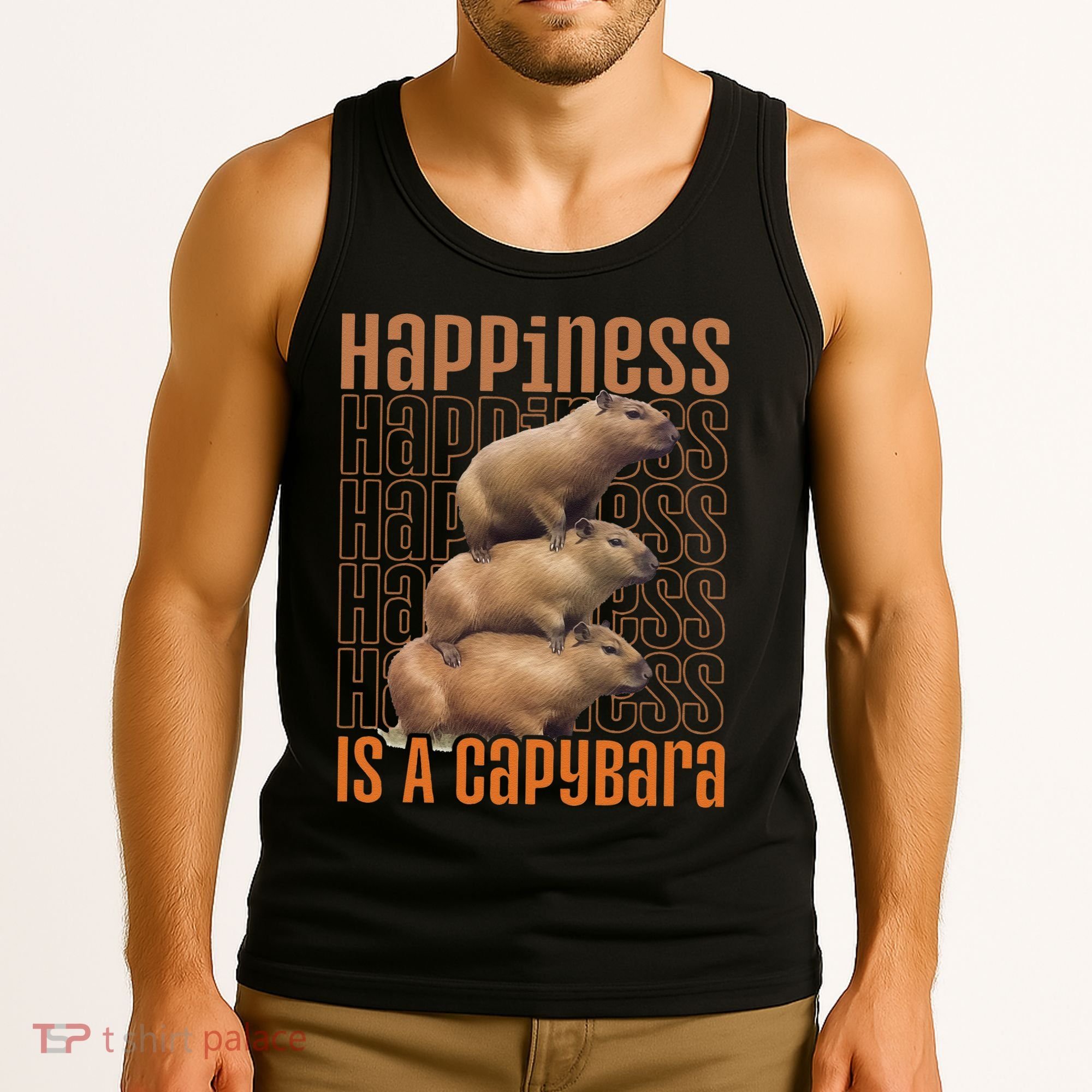 Capybara Happiness Is A Capybara Tank Top