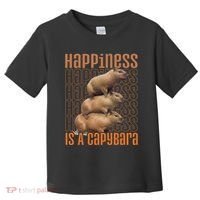 Capybara Happiness Is A Capybara Toddler T-Shirt thumb 0