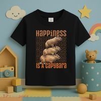 Capybara Happiness Is A Capybara Toddler T-Shirt thumb 3