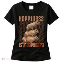 Capybara Happiness Is A Capybara Women's T-Shirt thumb 0