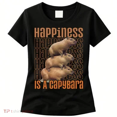 Capybara Happiness Is A Capybara Women's T-Shirt