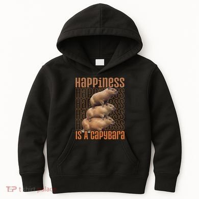 Capybara Happiness Is A Capybara Kids Hoodie
