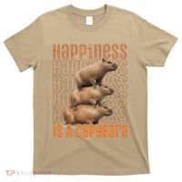 Capybara Happiness Is A Capybara T-Shirt thumb 0