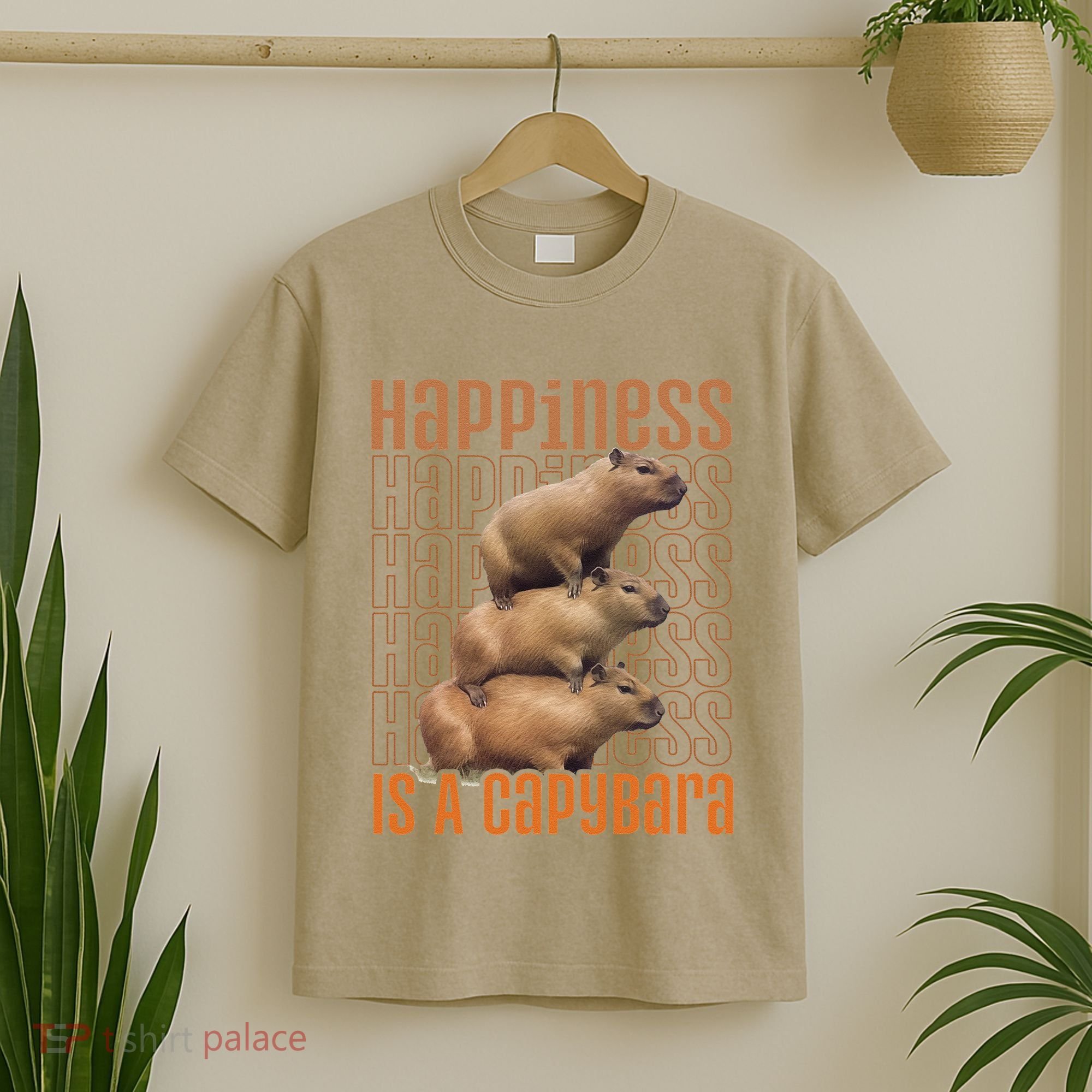 Capybara Happiness Is A Capybara T-Shirt