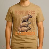 Capybara Happiness Is A Capybara T-Shirt thumb 3