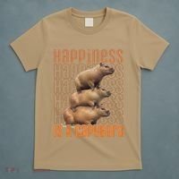 Capybara Happiness Is A Capybara T-Shirt thumb 5