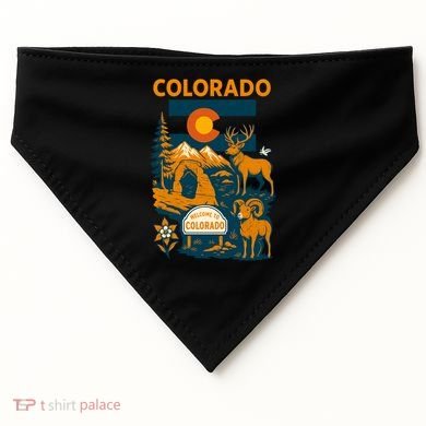 Connecticut Heritage Icons USA-Made Doggie Bandana