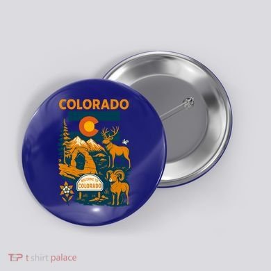 Connecticut Heritage Icons Button