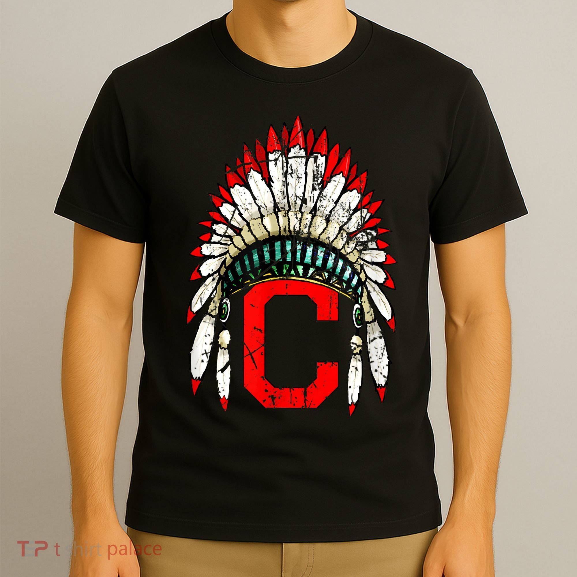 Cleveland Hometown Indian Tribe Vintage For Baseball Fans T-Shirt