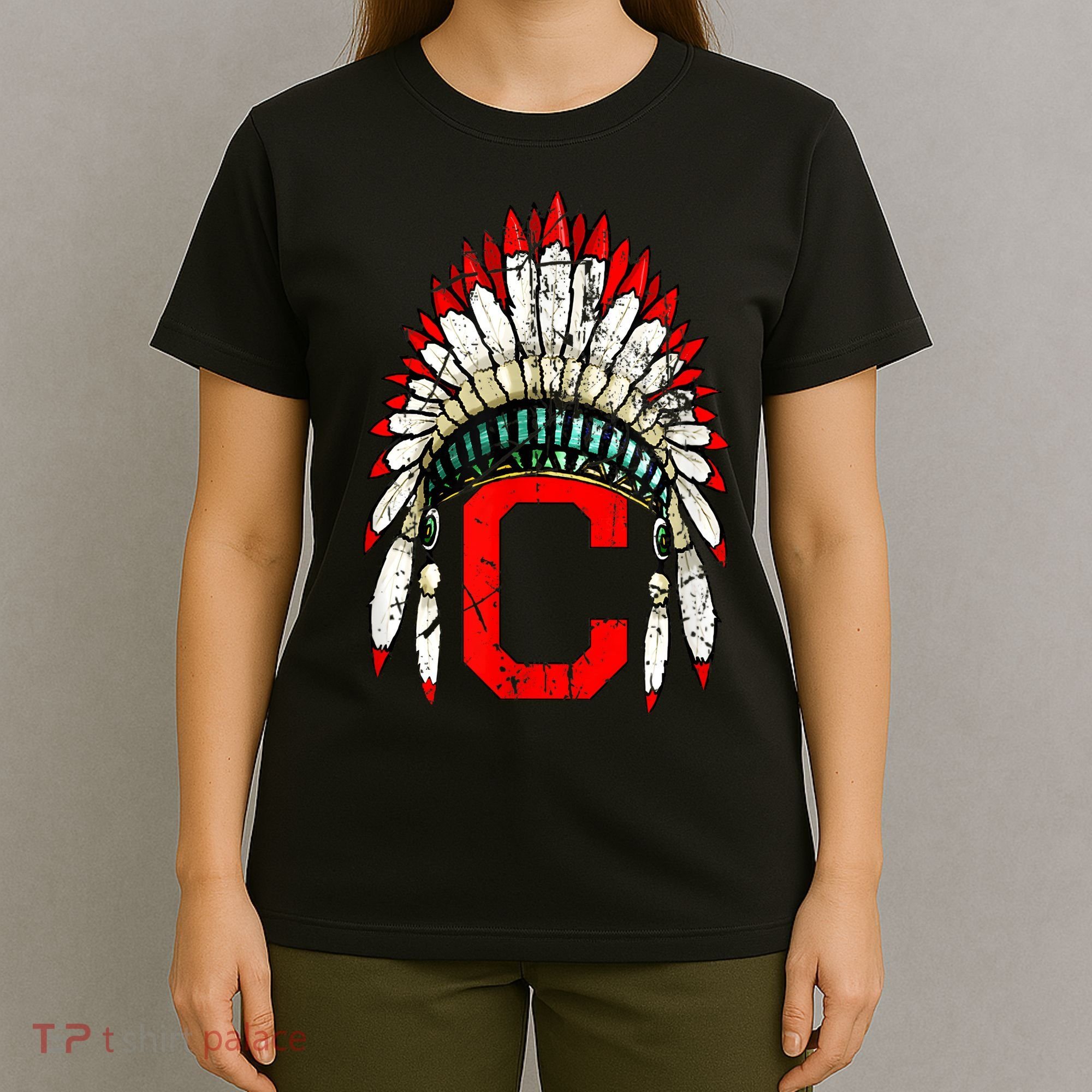 Cleveland Hometown Indian Tribe Vintage For Baseball Fans T-Shirt