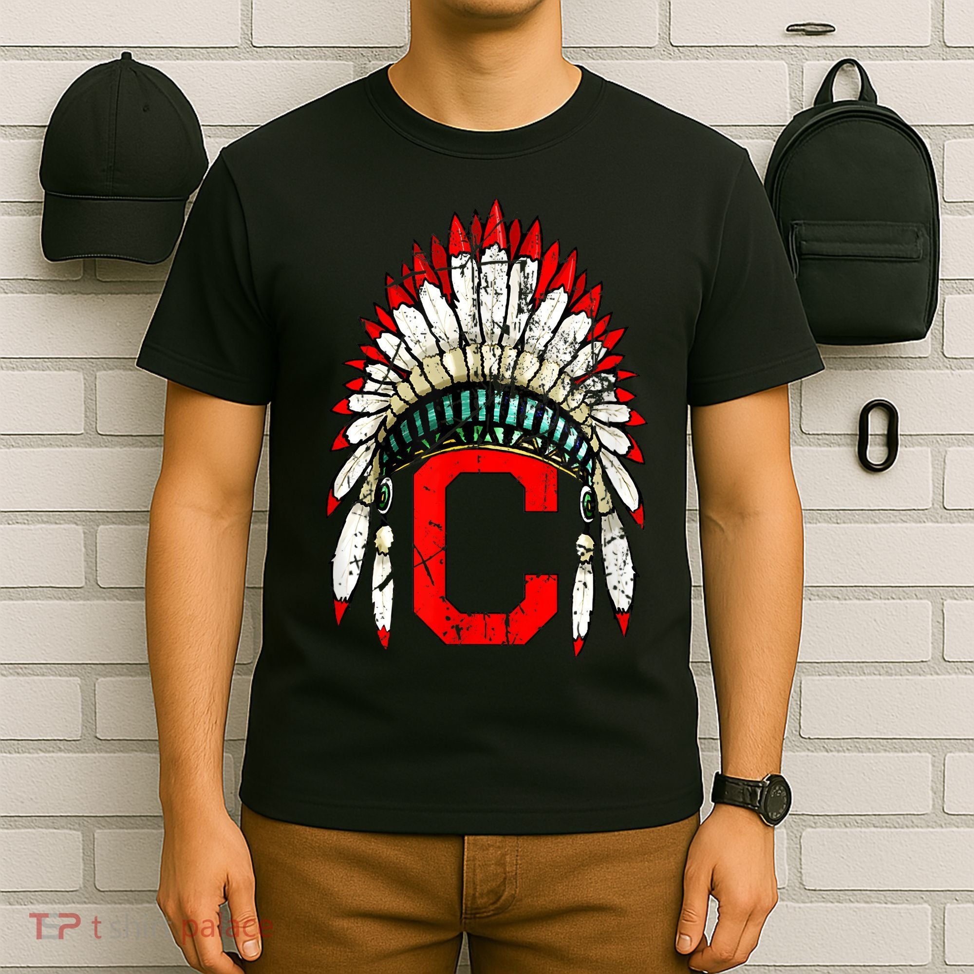 Cleveland Hometown Indian Tribe Vintage For Baseball Fans T-Shirt