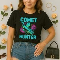 Comet Hunter I Astronomy Comfort Colors Boxy T-Shirt thumb 2