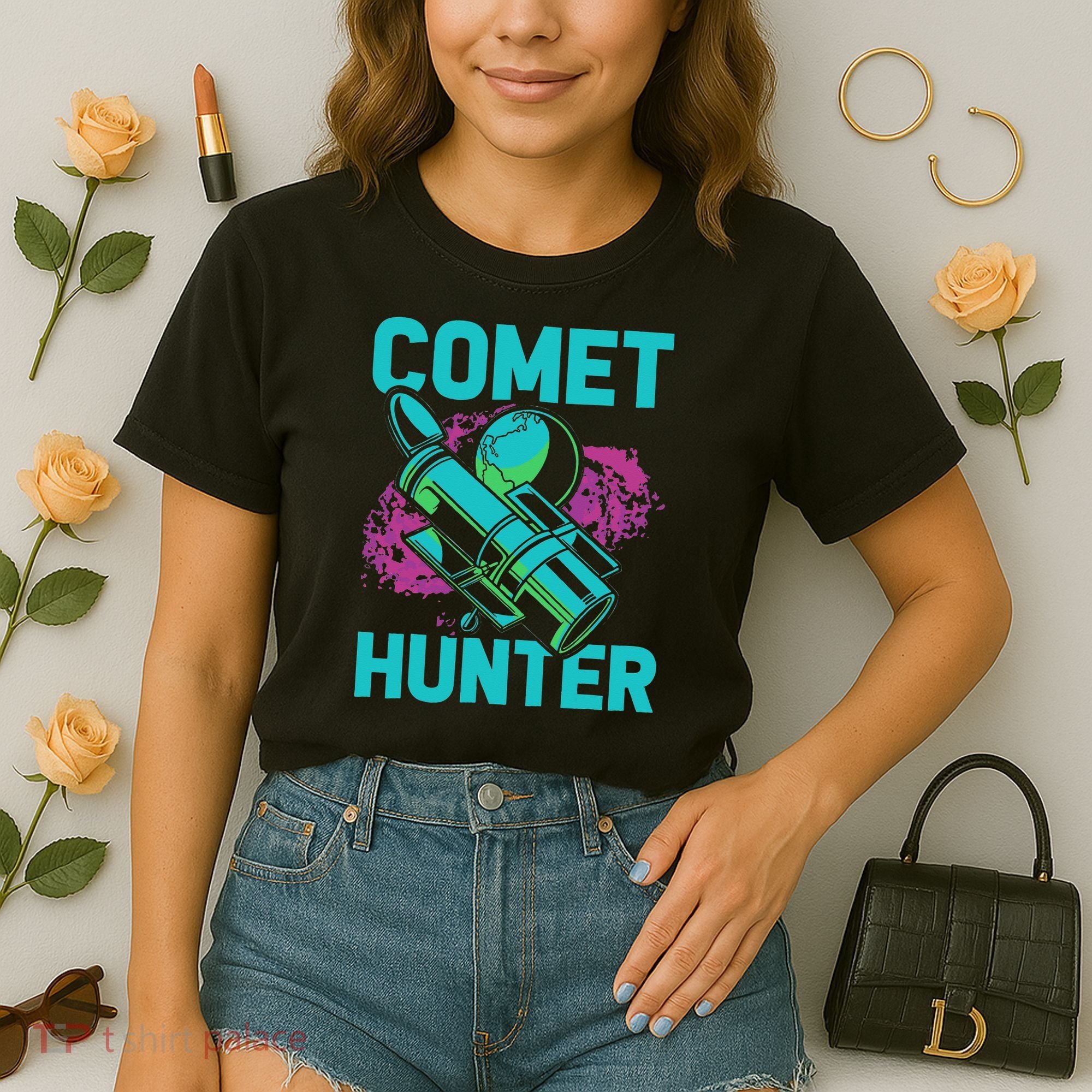 Comet Hunter I Astronomy Comfort Colors Boxy T-Shirt