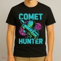 Comet Hunter I Astronomy T-Shirt thumb 3