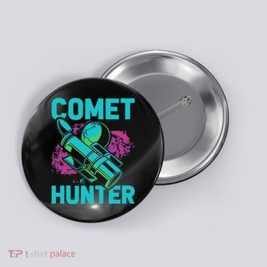 Comet Hunter I Astronomy Button