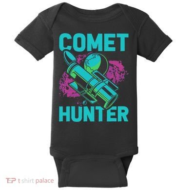 Comet Hunter I Astronomy Baby Bodysuit