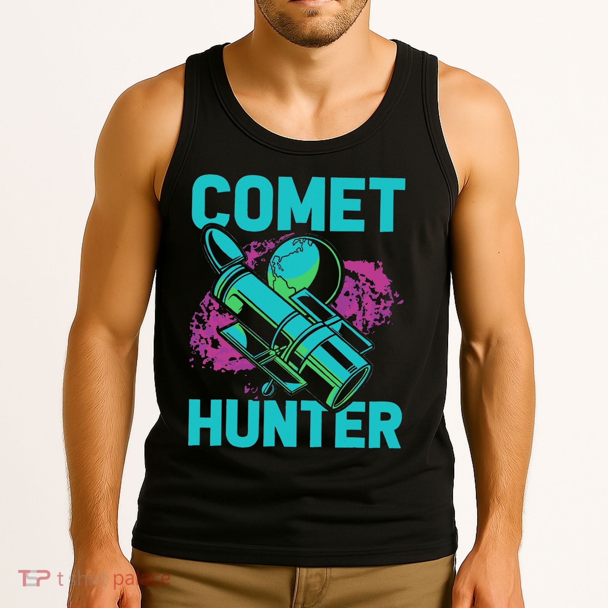 Comet Hunter I Astronomy Tank Top