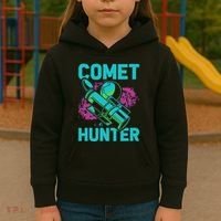 Comet Hunter I Astronomy Kids Hoodie thumb 3