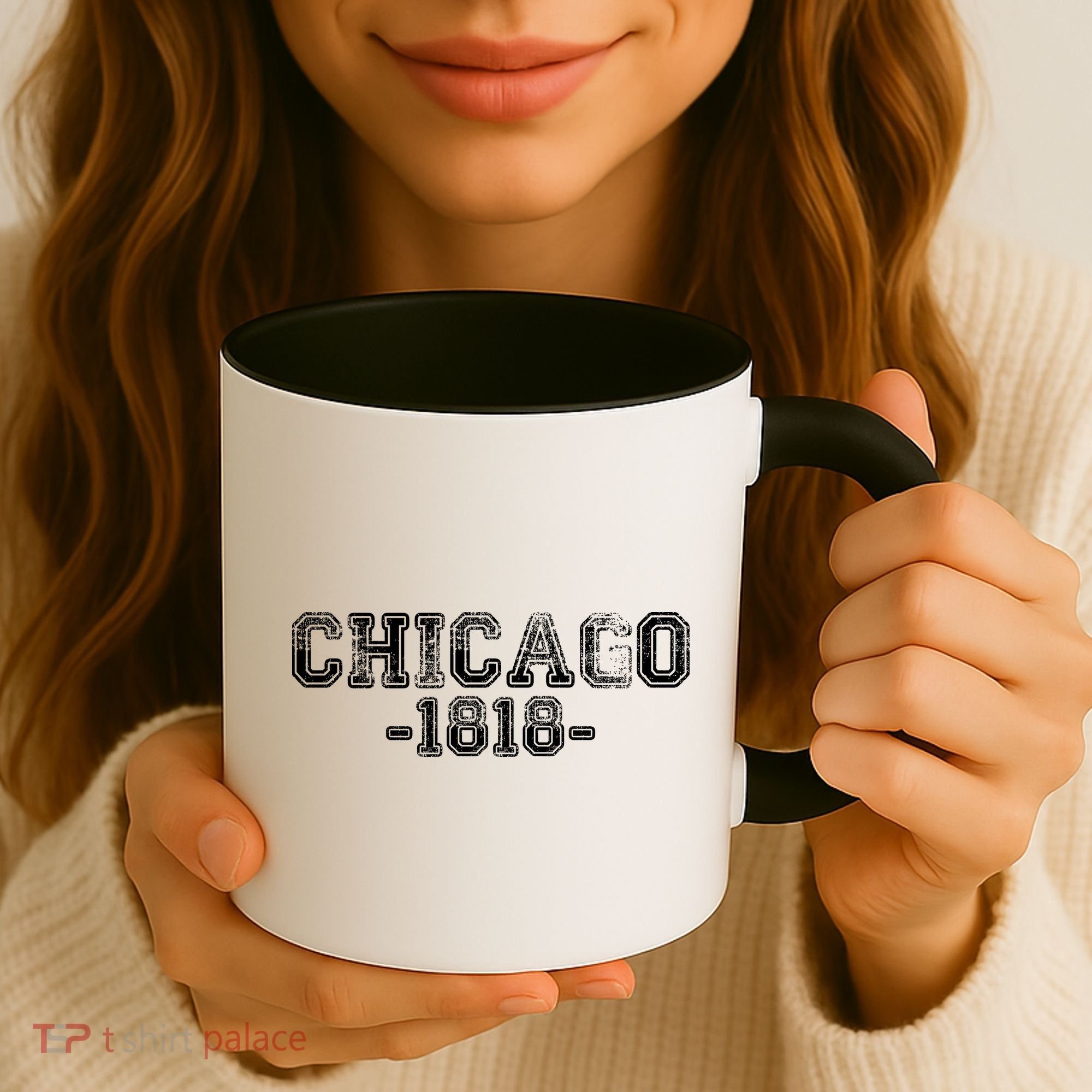 Chicago 1818 Retro Coffee Mug