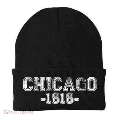 Chicago 1818 Retro Beanie