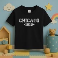 Chicago 1818 Retro Toddler T-Shirt thumb 3